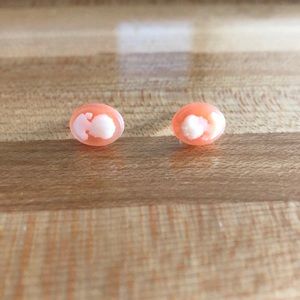 Vintage-inspired Handmade Cameo Earrings